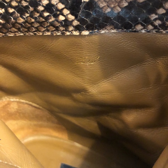 GUC Margaux The Downtown Boot Python Embossed Brown 39.5 - Picture 13 of 16